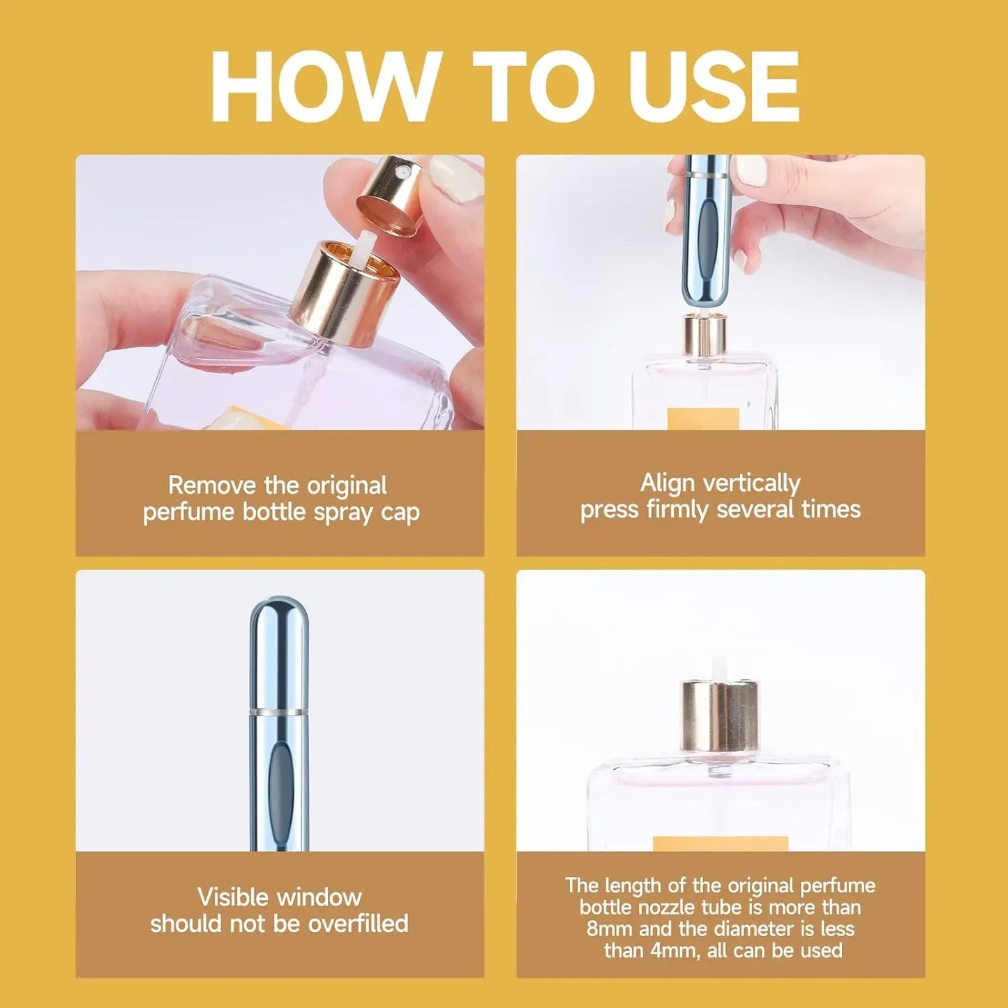 Portable Mini Perfume Refillable