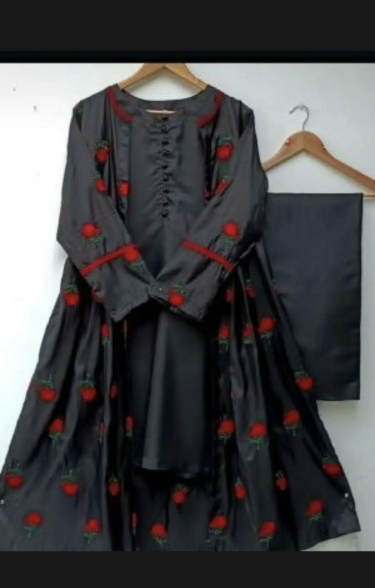 3pc Stylish Silk Embroidered